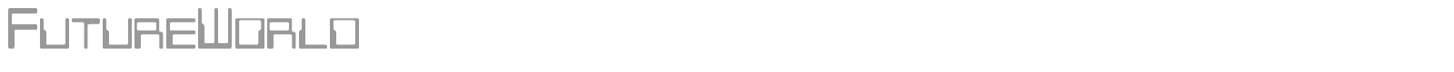 FutureWorld font preview